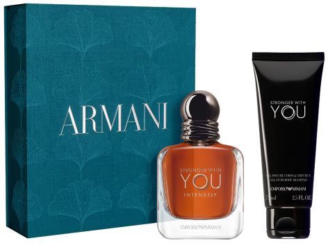 Coffret Stronger with You Intensely Noël 2025 : Eau de parfum 50 ml + Gel douche 75 ml