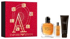 Coffret Stronger with You Noël 2022 : Eau de toilette 100 ml + Gel douche 75 ml + Format voyage 15 ml pas chère