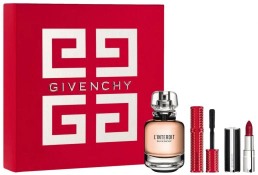 Coffret L'interdit 2022 Fête des Mères : Eau de parfum 50 ml + Mini rouge à lèvres + Mini mascara