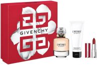 Coffret L'interdit 2022 Fête des Mères : Eau de parfum 80 ml + Mini rouge à lèvres + Lotion corps pas chère