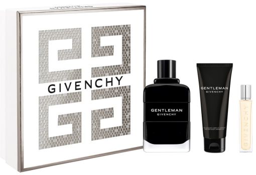 Coffret Gentleman Noël 2023 : Eau de parfum 100 ml + Gel douche 75 ml + Eau de parfum 12.5 ml