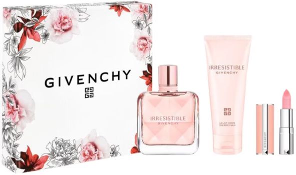 Coffret Irresistible Fête des Mères 2024 : Eau de parfum 50 ml + Lait pour le corps 75 ml + Mini rouge à lèvres