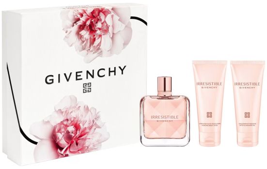 Coffret Irresistible Fête des Mères 2023 : Eau de parfum 80 ml + Lait corps 75 ml + Gel douche 75 ml 