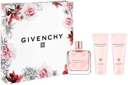 Coffret Irresistible Fête des Mères 2024 : Eau de parfum 80 ml + Lait corps 75 ml + Huile douche 75 ml