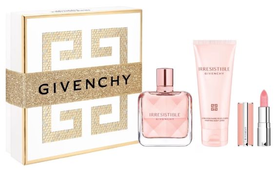 Coffret Irresistible Noël 2023 : Eau de parfum 50 ml + Lotion corps + Rouge à lèvres