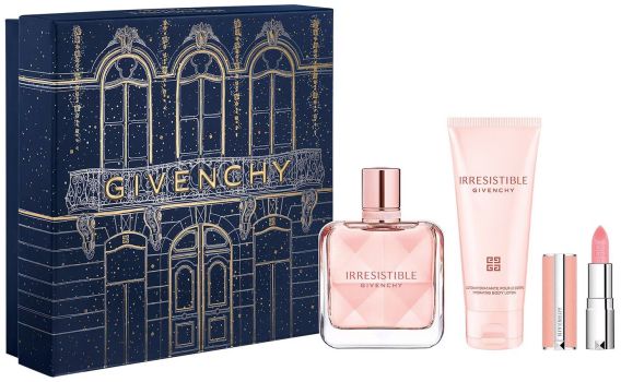 Coffret Irresistible Noël 2024 : Eau de parfum 50 ml + Lait corps 75 ml + Rouge à lèvres