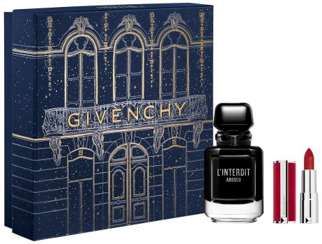 Coffret L'Interdit Absolu Noël 2024 : Eau de parfum 50 ml + Rouge à lèvres