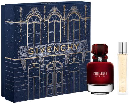 Coffret L'Interdit Rouge Noël 2024 : Eau de parfum 50 ml + Format voyage 12,5 ml