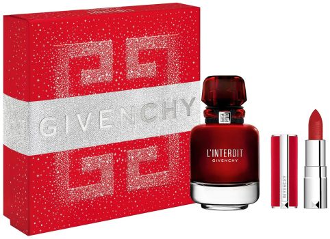 Coffret L'Interdit Route 2022 : Eau de parfum 50 ml + Mini rouge à lèvres