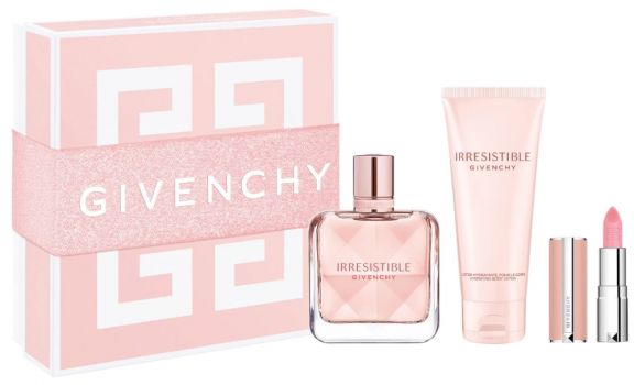 Coffret Irresistible 2021 Noël : Eau de Parfum 50 ml + Lotion corps + Mini rouge à lèvres