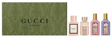 Coffret découverte Gucci 2023 : Eau de parfum Gucci Bloom + Eau de parfum Gucci Flora Gorgeous Gardenia + Eau de parfum Gucci Flora Gorgeous Jasmine + Eau de toilette Gucci Guilty pas chère