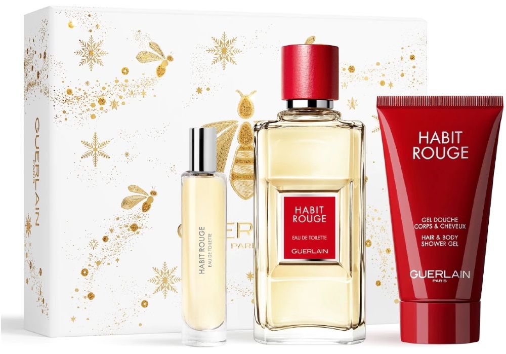 Guerlain Coffret Noël Habit Rouge Eau de Toilette 100 ml + Miniature