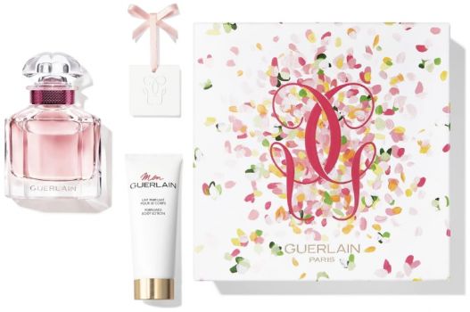 Coffret Mon Guerlain Bloom of Rose : Eau de Toilette 50 ml + Lait Corps + Céramique à Parfumer 