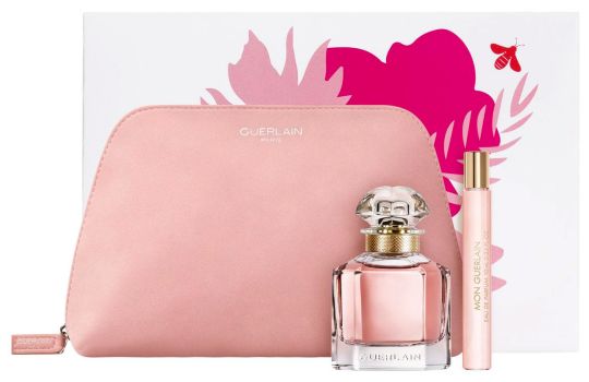 Coffret Mon Guerlain Fête des Mères 2022 : Eau de parfum 50 ml + Format voyage 10 ml + Trousse