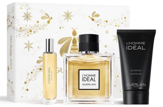 Coffret Noël L'Homme idéal : Eau de toilette 100 ml + Miniature + Gel Douche