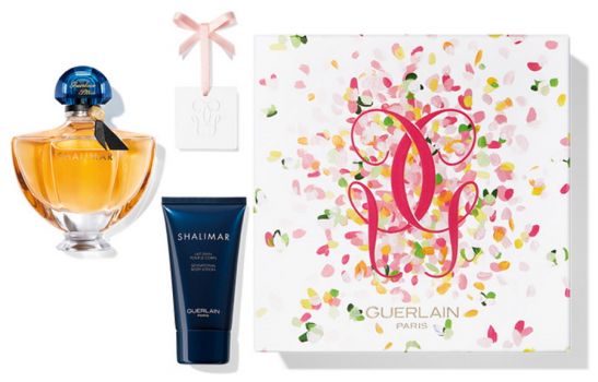 Coffret Shalimar : Eau de parfum 50 ml + Crème Corps + Céramique à parfumer