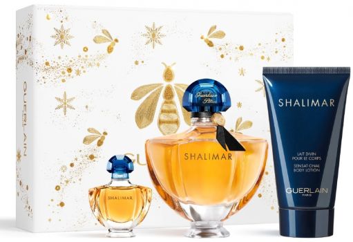 Coffret Noël Shalimar : Eau de parfum 50 ml + Miniature + Lait corps
