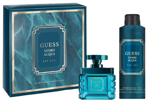 Coffret Guess Uomo Acqua : Eau de toilette 50 ml + Déodorant 170 g