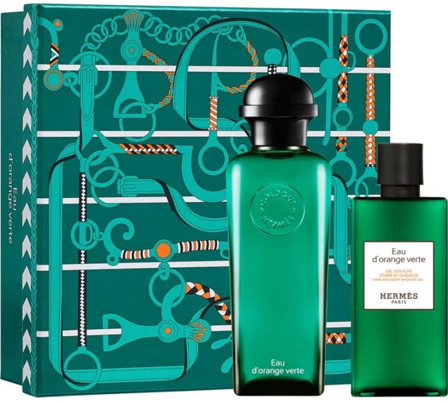 Hermès Coffret Eau d'Orange Verte Eau de Cologne 100 ml + Gel Douche