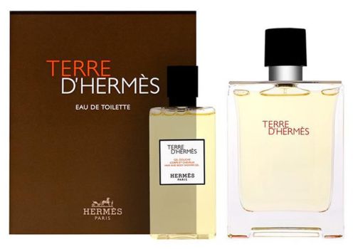 Coffret Terre d'Hermès 2023 : Eau de toilette 100 ml + Gel douche 80 ml