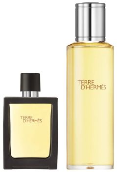 Coffret Terre d'Hermès : Eau de parfum 30 ml + Recharge 125 ml 