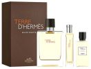 Hermès Coffret Terre D'Hermès : Eau de toilette 100 ml + Flacon format voyage + Gel Douche pas chers