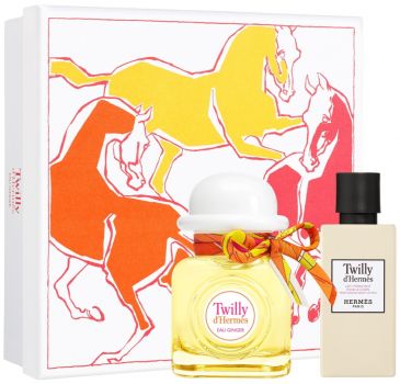 Coffret Twilly d'Hermès Eau Ginger : Eau de Parfum 50 ml + Lait Corps