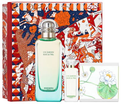 Coffret Un Jardin sur le Nil : Eau de cologne 100 ml + Savon + Miniature