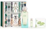 Hermès Coffret Un Jardin sur le Nil Noël 2023 : Eau de toilette 100 ml + Lait corps 80 ml pas chers