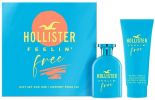 Hollister Coffret Feelin' Free for Him Noël 2024 : Eau de toilette 50 ml + Gel douche 200 ml pas chers