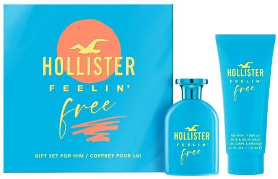 Coffret Feelin' Free for Him Noël 2024 : Eau de toilette 50 ml + Gel douche 200 ml