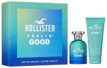 Hollister Coffret Feelin' Good For Him Noël 2023 : Eau de toilette 50 ml + Gel douche 100 ml pas chers