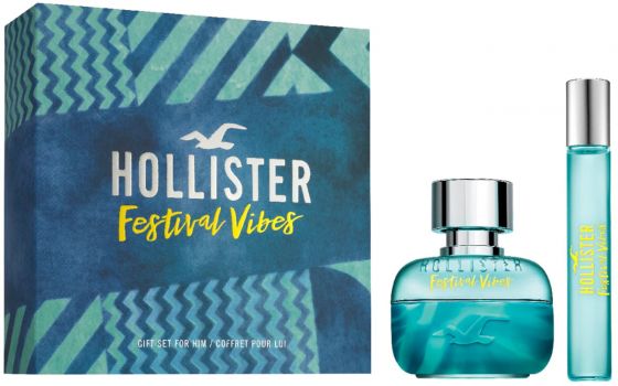 Coffret Festival Vibes For Him : Eau de Toilette 50 ml + Vaporisateur Voyage