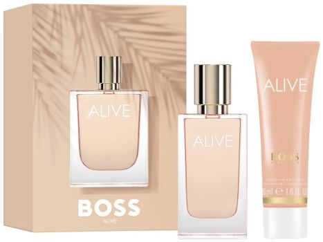 Coffret Boss Alive Fête des Mères 2023 : Eau de parfum 30 ml + Lait corps 50 ml