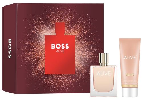 Coffret Boss Alive Noël 2023 : Eau de parfum 50 ml + Lotion corps 75 ml