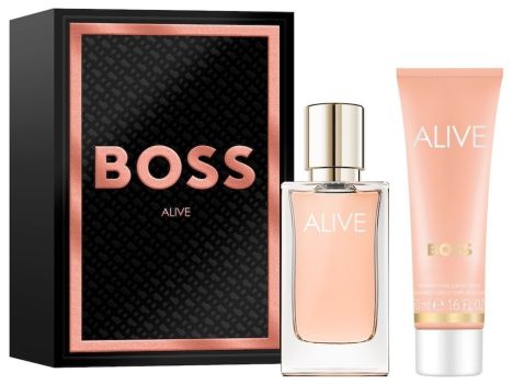 Coffret Boss Alive Noël 2024 : Eau de parfum 30 ml + Lait corps 50 ml
