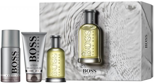 Coffret BOSS Bottled : Eau de Toilette 100 ml + Déodorant + Del Douche