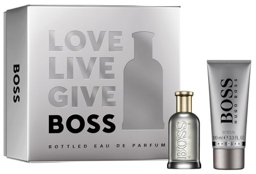 Coffret Boss Bottled Noël 2022 : Eau de parfum 50 ml + Gel douche 100 ml