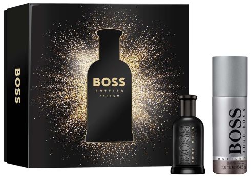 Coffret Boss Bottled Parfum Noël 2023 : Eau de parfum 50 ml + Déodorant 150 ml