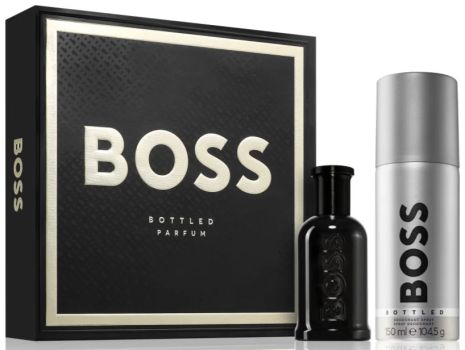 Coffret Boss Bottled Parfum Noël 2024 : Eau de parfum 50 ml + Déodorant 150 ml