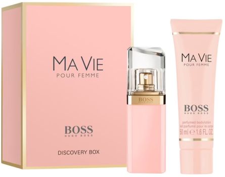 Coffret Boss Ma Vie pour Femme Noël 2023 : Eau de parfum 30 ml + Lotion corps 50 ml