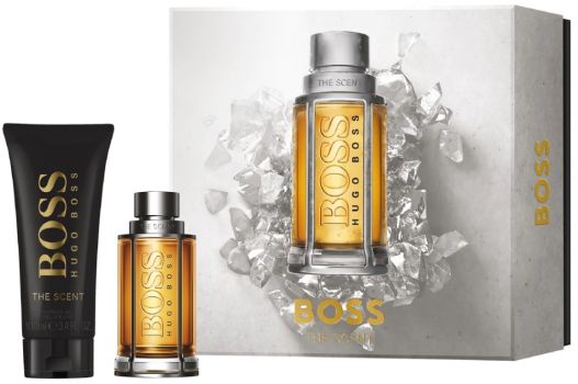 Coffret Boss The Scent : Eau de toilette 50 ml + Gel Douche