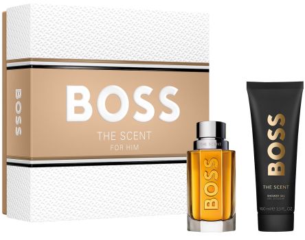Coffret Boss The Scent Fête des Pères 2025 : Eau de toilette 50 ml + Gel douche 100 ml