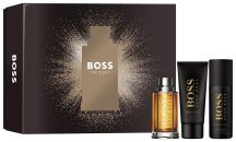 Coffret Boss The Scent Noël 2023 : Eau de toilette 100 ml + Déodorant 150 ml + Gel douche 100 ml pas chère