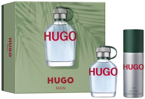 Coffret Hugo Man Fête des Pères 2023 : Eau de toilette 75 ml, Déodorant 150 ml