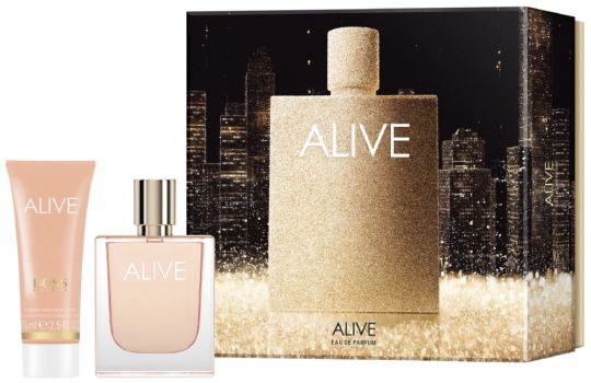 Coffret Noël Boss Alive : Eau de parfum 50 ml + Lait Corps