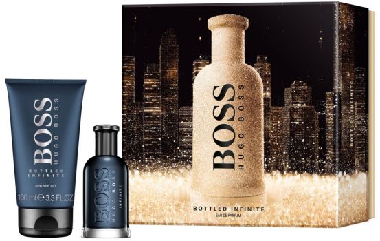 Coffret Noël Boss Bottled Infinite : Eau de Parfum 50 ml + Gel Douche