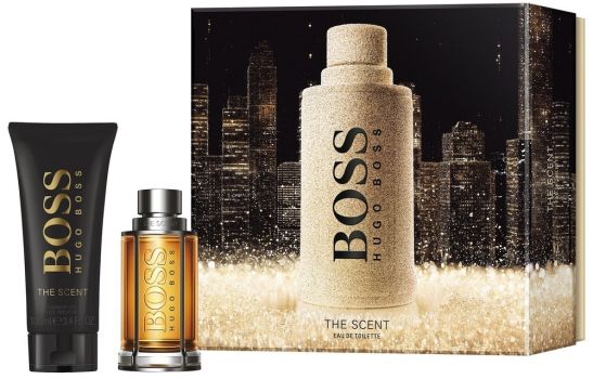 Coffret Noël Boss The Scent : Eau de toilette 50 ml + Gel Douche