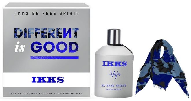 Coffret Total Rock Be Free Spirit : Eau de toilette 100 ml + Chèche IKKS