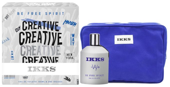 Coffret Total Rock Be Free Spirit : Eau de toilette 100 ml + Trousse de toilette